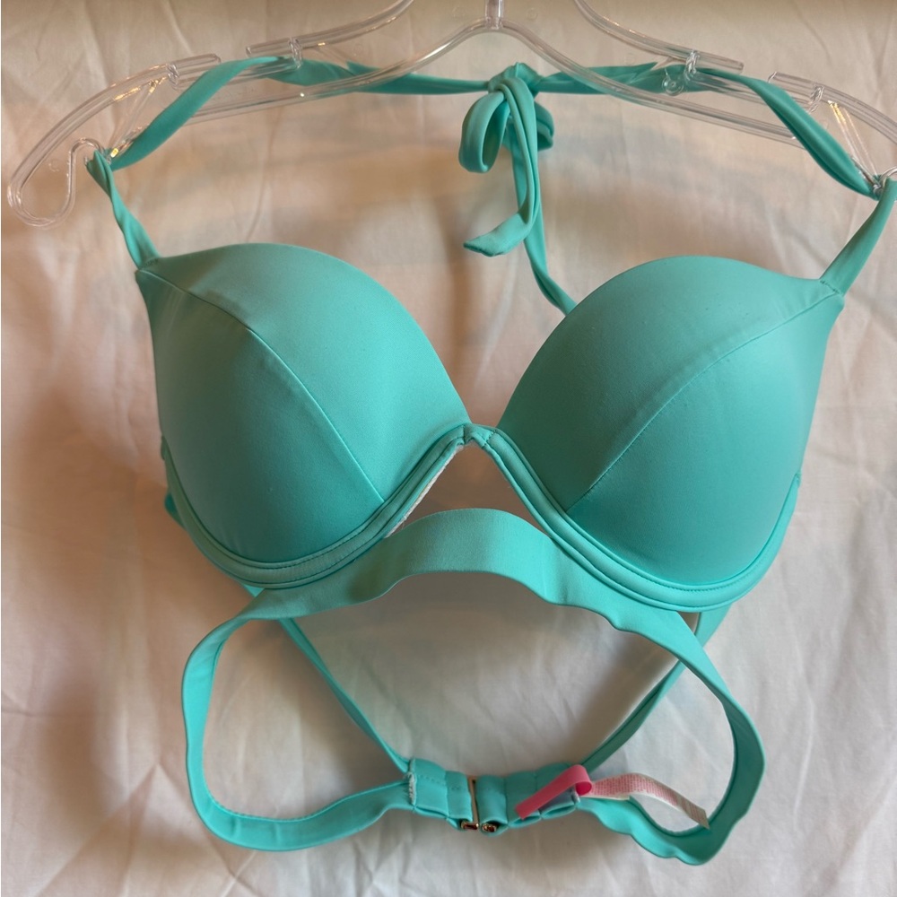 Victoria’s Secret Turquoise Halter bikini top